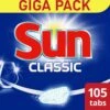 SUN® Sun Vaatwastabletten Classic - 105 Stuks - Voordeelverpakking