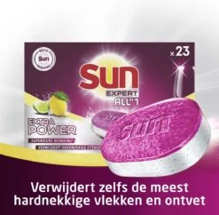 SUN® Sun All-In-1 Extra Power Lemon Vaatwastabletten - 6 X 23 Tabletten - Voordeelverpakking -bol winkel 1200x1176 6