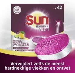 SUN® Sun Tabs Extra Power Citroen - Vaatwastabletten - 6 X 42ST 4 SUN® Sun Tabs Extra Power Citroen - Vaatwastabletten - 6 X 42ST -bol winkel 1200x1178 1