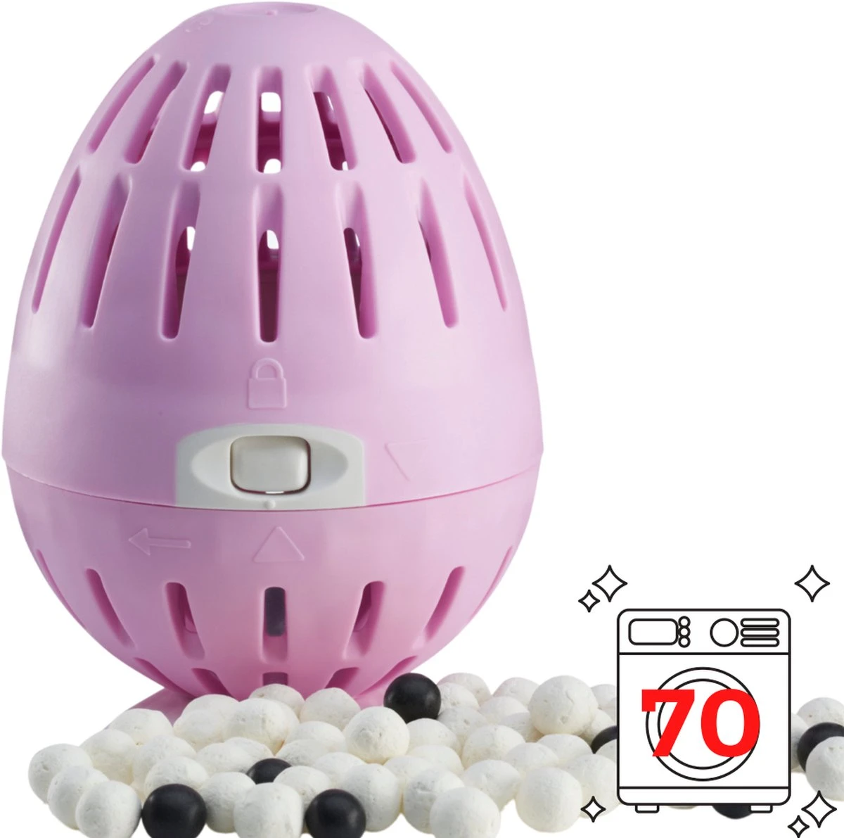 Eco-egg Wasbol Springbloesem 70 - Wasbeurten Eco-egg Wasbol Springbloesem 70 - Wasbeurten -bol winkel 1200x1191 5