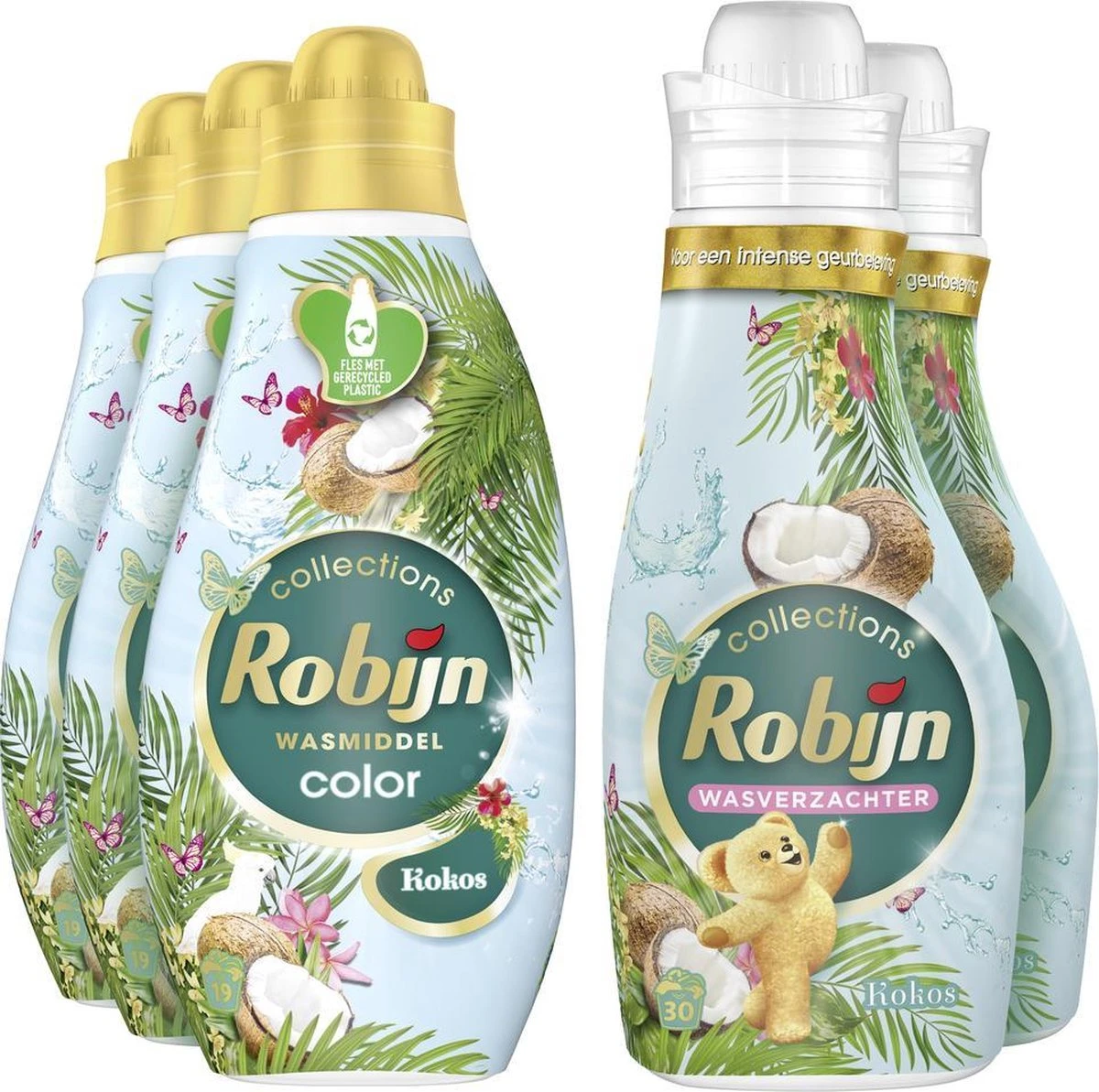 Robijn Kokos Sensation Wasmiddel en Wasverzachter - 57 wasbeurten - Voordeelverpakking Robijn Kokos Sensation Wasmiddel En Wasverzachter - 57 Wasbeurten - Voordeelverpakking -bol winkel