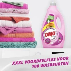 Omo Vloeibaar Wasmiddel Kleur - 100 Wasbeurten - Grootverpakking -bol winkel 1200x1194