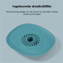 Heuts Goods - Gootsteenzeef - Gootsteenstop - Afvoerzeef - Afvoerstop - Spoelbal - Bad - Douchebak - Keuken - Wasbak - Badkuip - Siliconen - Donkerblauw -bol winkel 1200x1196 14