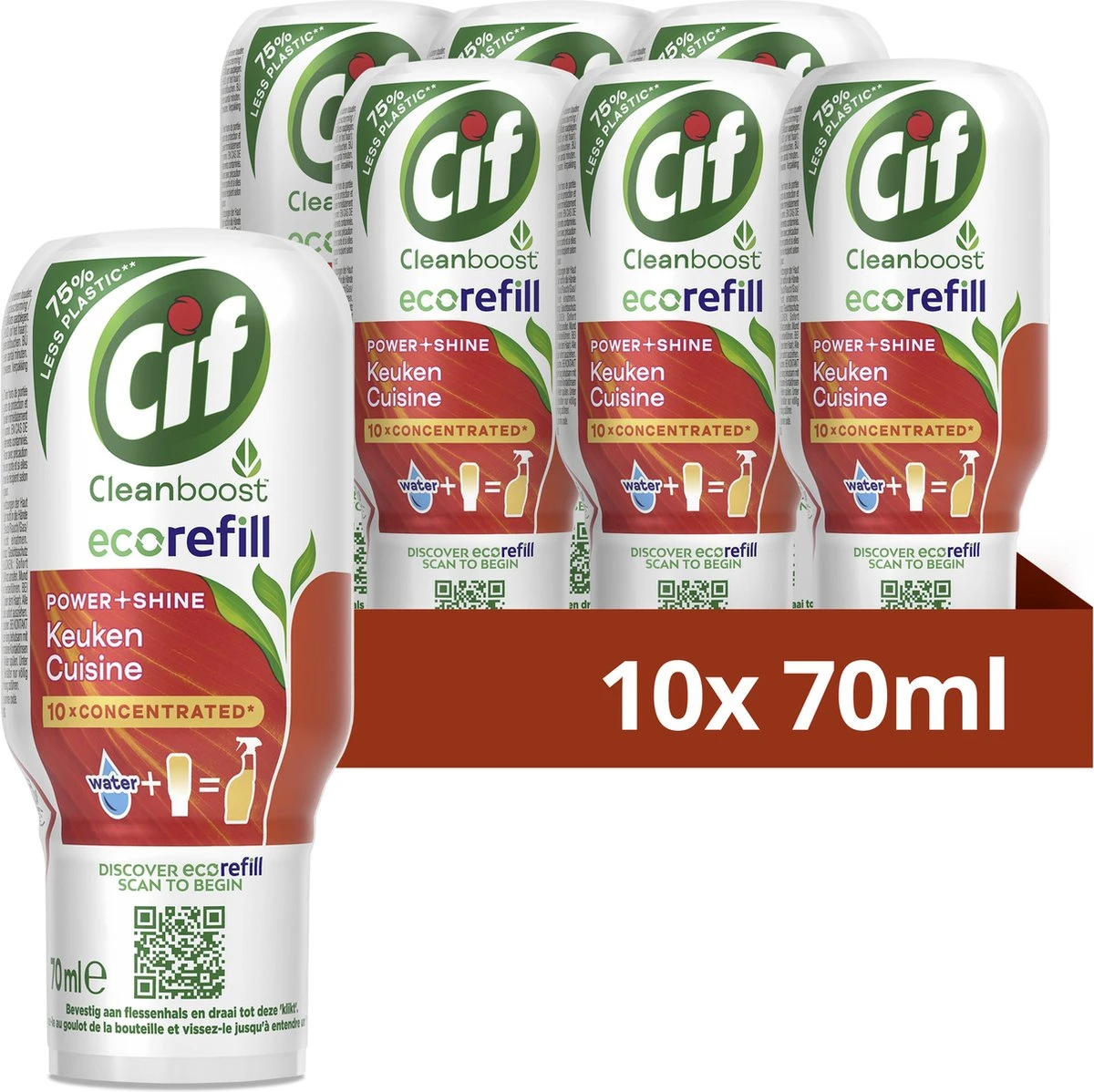 Cif CleanBoost Power & Shine Keuken Ecorefill Capsules - 10 x 70 ml - Voordeelverpakking Cif CleanBoost Power & Shine Keuken Ecorefill Capsules - 10 X 70 Ml - Voordeelverpakking -bol winkel 1200x1198 85