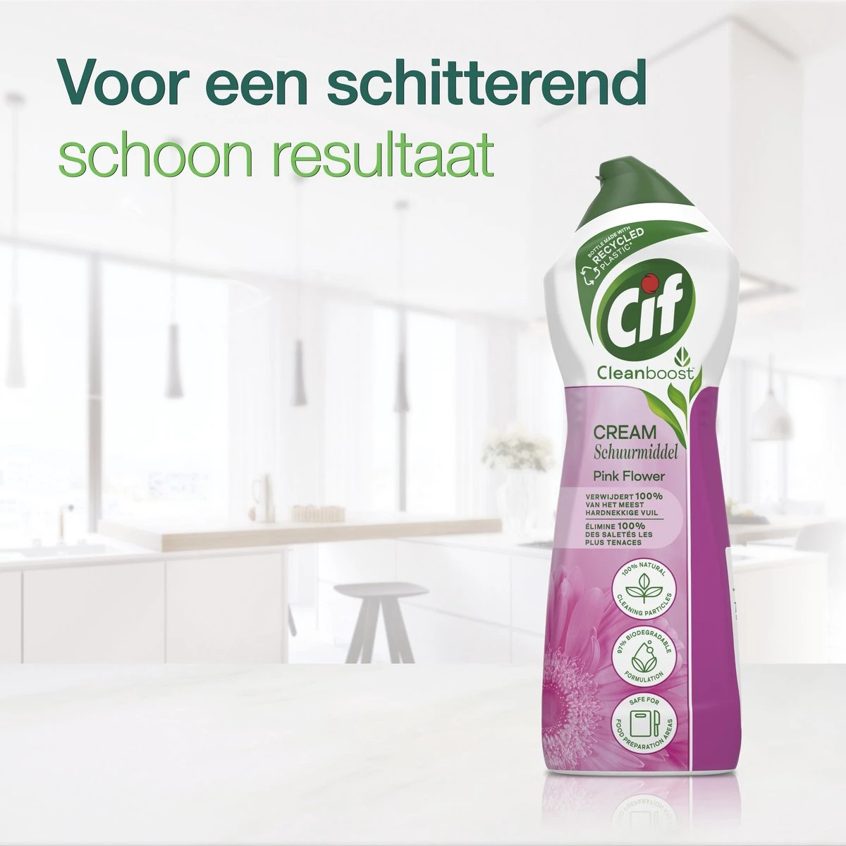 Cif CleanBoost Cream Pink Schuurmiddel - 8 x 750 ml - Voordeelverpakking Cif CleanBoost Cream Pink Schuurmiddel - 8 X 750 Ml - Voordeelverpakking -bol winkel 1200x1199 43