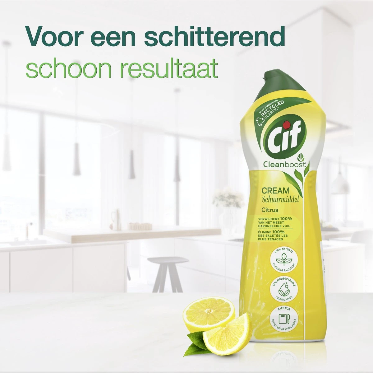 Cif CleanBoost Cream Citroen Schuurmiddel - 8 x 750 ml - Voordeelverpakking Cif CleanBoost Cream Citroen Schuurmiddel - 8 X 750 Ml - Voordeelverpakking -bol winkel 1200x1199 45
