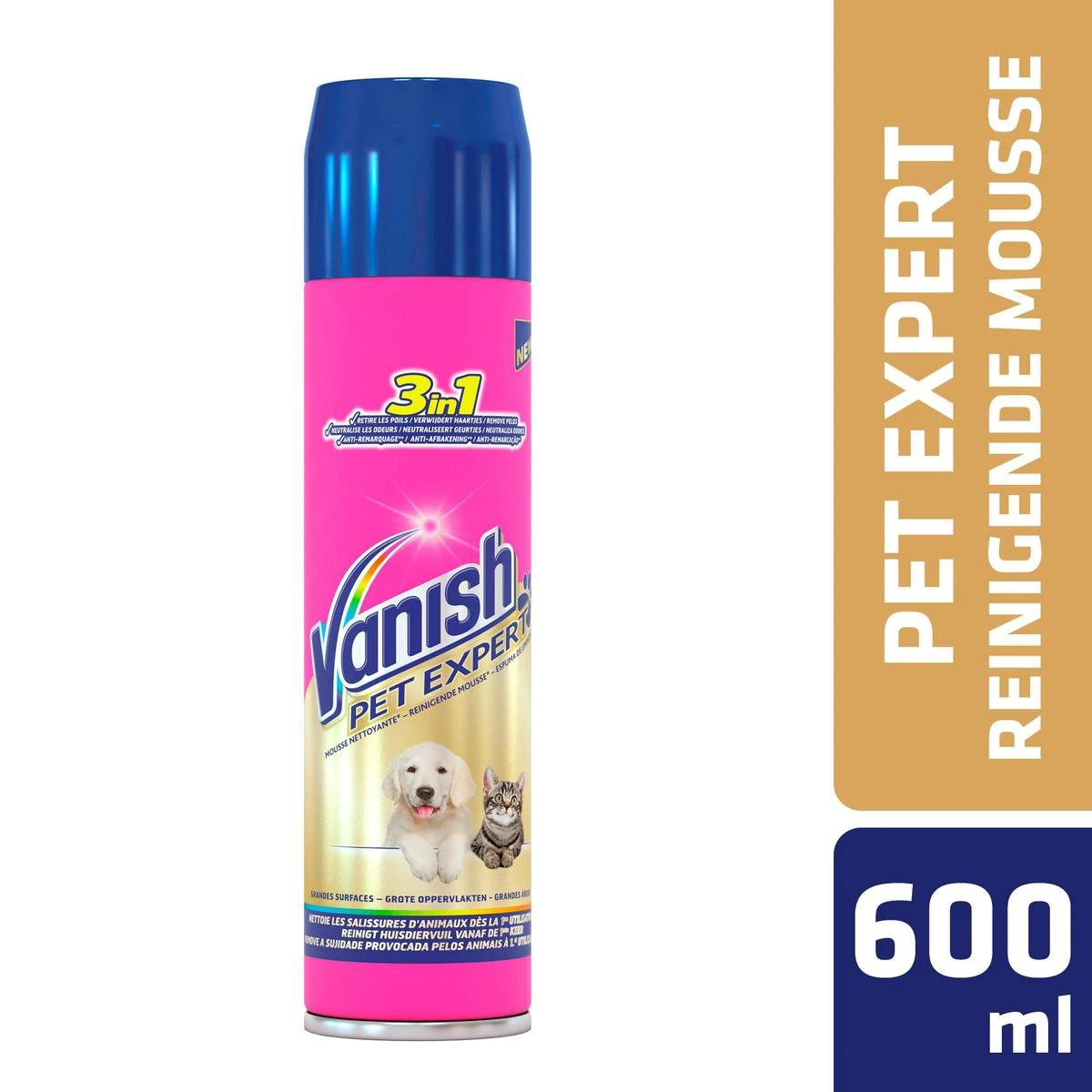 Vanish Pet Expert Schuim 600ml Vanish Pet Expert Schuim 600ml -bol winkel 1200x1200 1022