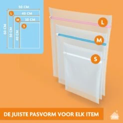 LaundrySpecialist Waszakken Voor Wasgoed - Set Van 3 Stuks - Ook Te Gebruiken Als Travel Organizer 4 LaundrySpecialist Waszakken Voor Wasgoed - Set Van 3 Stuks - Ook Te Gebruiken Als Travel Organizer -bol winkel 1200x1200 1035