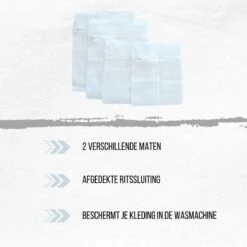 Orange85 Waszak - 4-Delige Set - Lingerie - Bh - Kleding - Met Ritssluiting - Waszakje - Groot - Klein - Wasgoed - Wasmachine - Wasnet - Polyester - Laundry Bag -bol winkel 1200x1200 1045