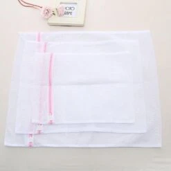 Waszak Set Van 3 Stuks Met Rits - BH/Lingerie/Sokken/Schoenen Wasnet Waszakjes Laundry Bag - Waszakken - Klein/Medium/Groot -bol winkel 1200x1200 1052