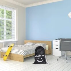 Wonair - Waszak Groot - 60x90cm - Zwart - Met Trekkoord En Draagband 3 Wonair - Waszak Groot - 60x90cm - Zwart - Met Trekkoord En Draagband -bol winkel 1200x1200 1054