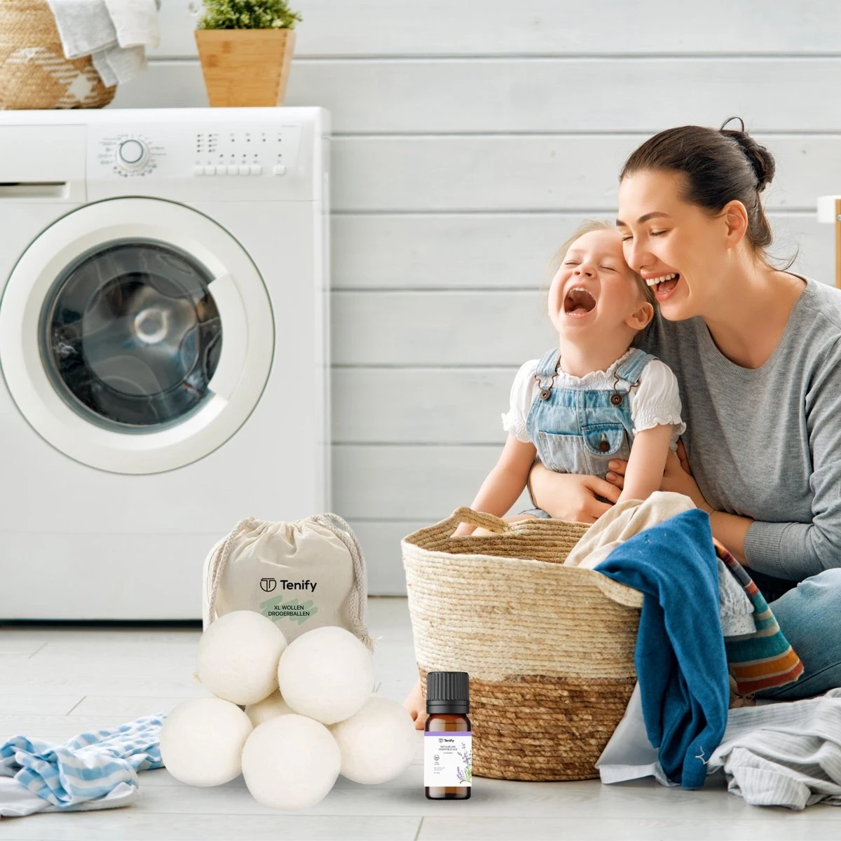 Tenify 6 XL Drogerballen + Extra Lavendel Olie - Wasbollen - Duurzaam - Schaapswol - Wasverzachter - Wasdrogerballen - Herbruikbare Droogballen - Energie Besparen Tenify 6 XL Drogerballen + Extra Lavendel Olie - Wasbollen - Duurzaam - Schaapswol - Wasverzachter - Wasdrogerballen - Herbruikbare Droogballen - Energie Besparen -bol winkel 1200x1200 1096