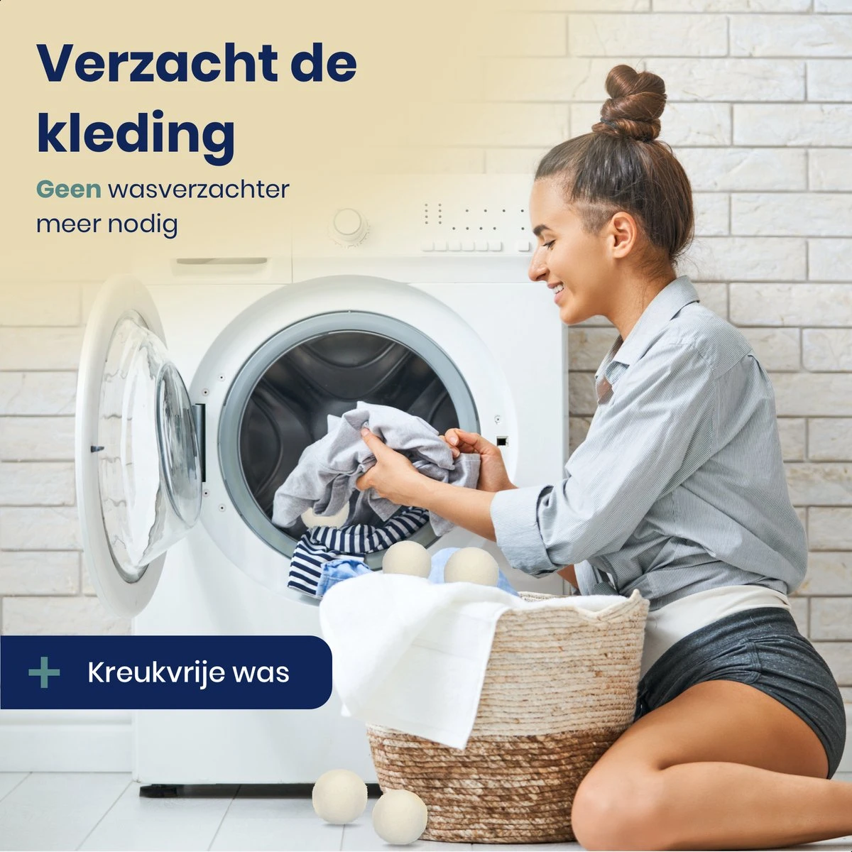 Wooly Drogerballen - 6 Wasdroger Ballen - Duurzaam - Wol - Herbruikbare Wasballen - Wasbol - Wasverzachter Wooly Drogerballen - 6 Wasdroger Ballen - Duurzaam - Wol - Herbruikbare Wasballen - Wasbol - Wasverzachter -bol winkel 1200x1200 1111