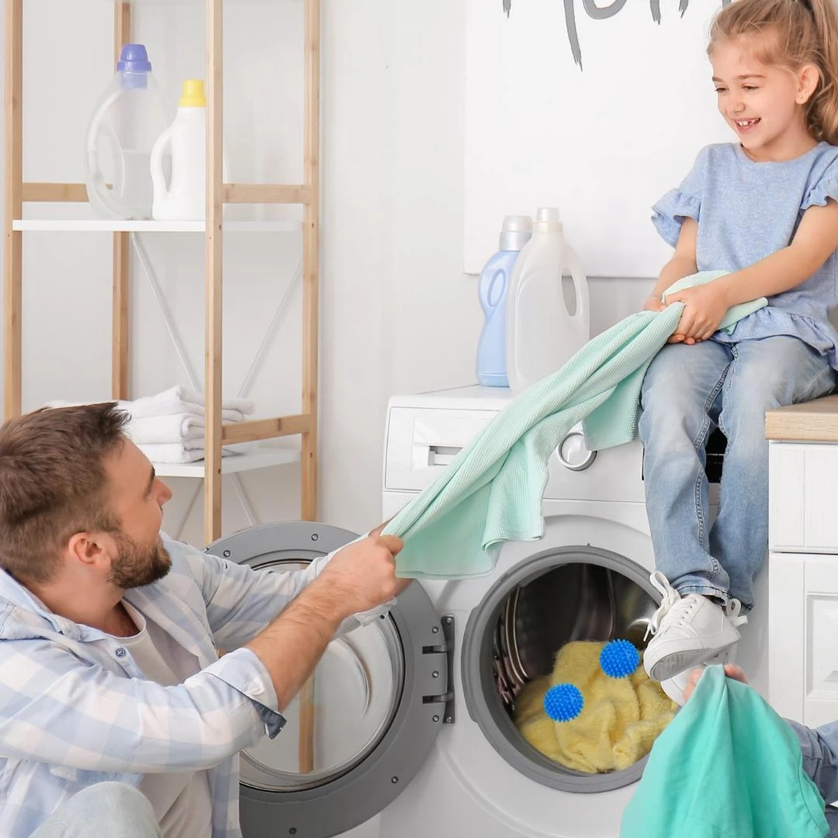 Wasdroger Ballen - Wasbol - Droogballen - Wasbal - Wasballen - Drogerballen - Wasballen voor Wasmachine - 4 Stuks Wasdroger Ballen - Wasbol - Droogballen - Wasbal - Wasballen - Drogerballen - Wasballen Voor Wasmachine - 4 Stuks -bol winkel 1200x1200 1150