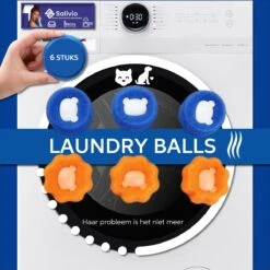 Salivio Laundryballs - 8x Wasbol Set - Huisdieren Haar Verwijderen - Wasbollen - Drogerballen - Energiebesparend - Wasverzachter - Milieuvriendelijk Wassen 3 Salivio Laundryballs - 8x Wasbol Set - Huisdieren Haar Verwijderen - Wasbollen - Drogerballen - Energiebesparend - Wasverzachter - Milieuvriendelijk Wassen -bol winkel 1200x1200 1163