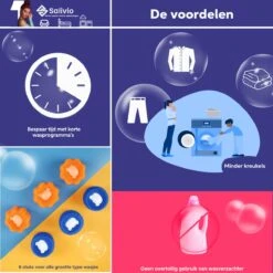 Salivio Laundryballs - 8x Wasbol Set - Huisdieren Haar Verwijderen - Wasbollen - Drogerballen - Energiebesparend - Wasverzachter - Milieuvriendelijk Wassen 4 Salivio Laundryballs - 8x Wasbol Set - Huisdieren Haar Verwijderen - Wasbollen - Drogerballen - Energiebesparend - Wasverzachter - Milieuvriendelijk Wassen -bol winkel 1200x1200 1164