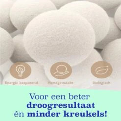 Casa Calma Drogerballen (6 Stuks) - Inclusief Opbergzakje - 100% Natuurlijk Schapenwol - Droger Ballen - Zero Waste Wasverzachter Bollen - Energiebesparend Drogen Met Droogbollen - Dryer Balls - Diervriendelijk & Milieuvriendelijk - Energie Besparen 5 Casa Calma Drogerballen (6 Stuks) - Inclusief Opbergzakje - 100% Natuurlijk Schapenwol - Droger Ballen - Zero Waste Wasverzachter Bollen - Energiebesparend Drogen Met Droogbollen - Dryer Balls - Diervriendelijk & Milieuvriendelijk - Energie Besparen -bol winkel 1200x1200 1191