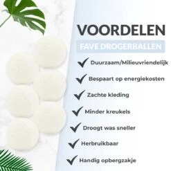 FAVE Drogerballen XL - 6 Stuks - Inclusief Opbergzakje - Wasbol - Wasballen - Doseerbol - Droogballen - Duurzaam 4 FAVE Drogerballen XL - 6 Stuks - Inclusief Opbergzakje - Wasbol - Wasballen - Doseerbol - Droogballen - Duurzaam -bol winkel 1200x1200 1196