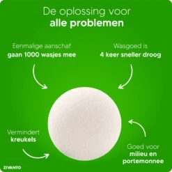Drogerballen - Droogballen Voor Wasdrogers - Wasdrogerballen, Wasbollen & Wasballen - 100% Diervriendelijk, Duurzaam & Herbruikbaar - Duurzaam Cadeau - Energie Besparen - RWS Wol & Zero Waste - 6 Stuks Van Zivanto 3 Drogerballen - Droogballen Voor Wasdrogers - Wasdrogerballen, Wasbollen & Wasballen - 100% Diervriendelijk, Duurzaam & Herbruikbaar - Duurzaam Cadeau - Energie Besparen - RWS Wol & Zero Waste - 6 Stuks Van Zivanto -bol winkel 1200x1200 1228
