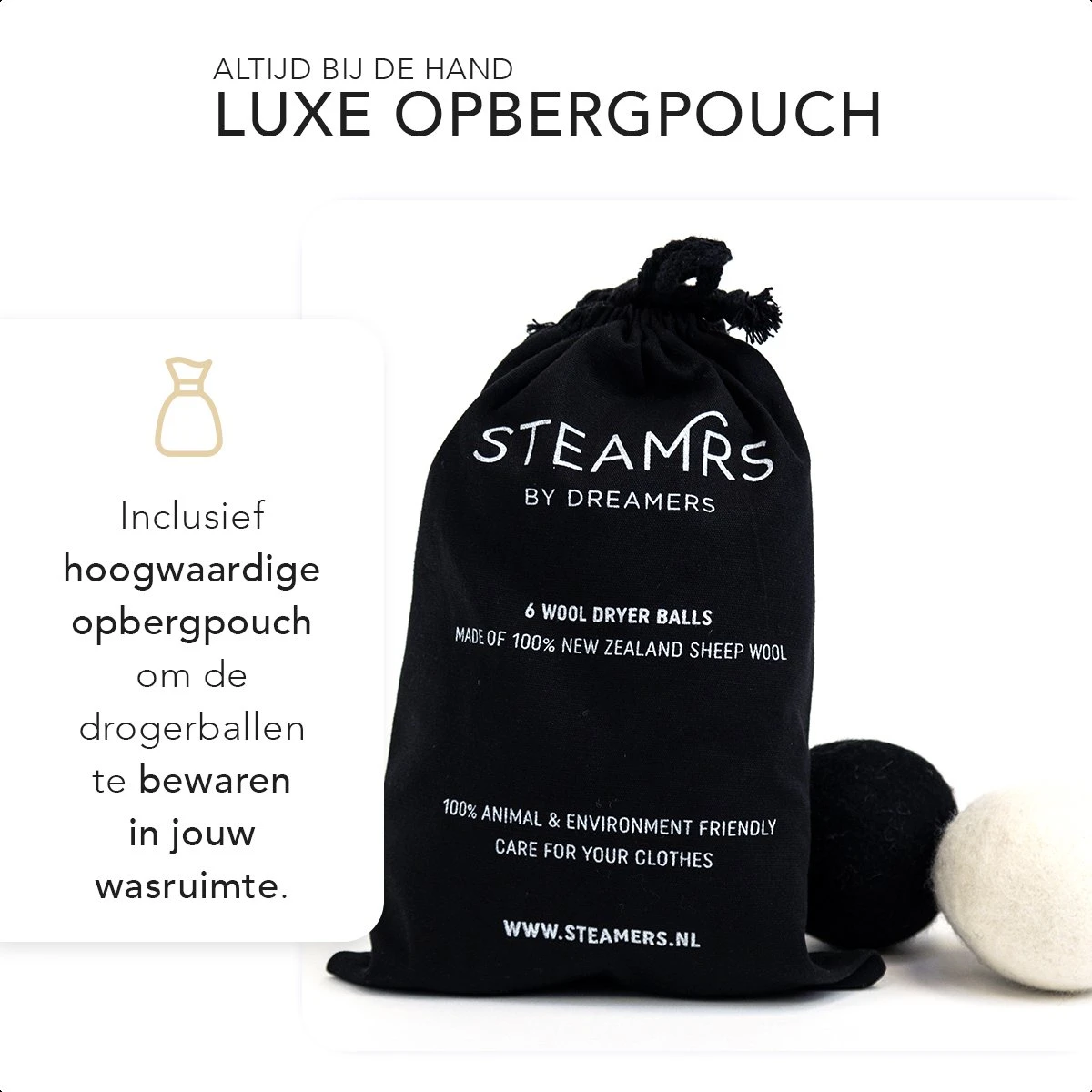 STEAMRS - 6x Wasdrogerballen - 100% Schapenwol - Verkort droogtijd - Zachtere & Kreukloze was STEAMRS - 6x Wasdrogerballen - 100% Schapenwol - Verkort Droogtijd - Zachtere & Kreukloze Was -bol winkel 1200x1200 1261