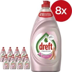 Dreft Clean & Care Rose & Satin Afwasmiddel - 8x780ml - Voordeelverpakking 6 Dreft Clean & Care Rose & Satin Afwasmiddel - 8x780ml - Voordeelverpakking -bol winkel 1200x1200 1314