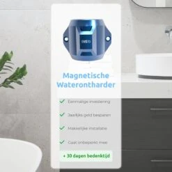 ENISTO® Magnetische Waterontharder Medium – Waterontharder Magneet – Douchefilter – 15.000 Gauss – Waterontkalker – Waterverzachter – Antikalk – Blauw – RVS 3 ENISTO® Magnetische Waterontharder Medium – Waterontharder Magneet – Douchefilter – 15.000 Gauss – Waterontkalker – Waterverzachter – Antikalk – Blauw – RVS -bol winkel 1200x1200 1374