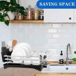 Doogo® Afdruiprek Met Bestekkorf En Lekbak Voor Keukenborden En Bestek Afdruiprek Met Draaibare Uitloop 5 Doogo® Afdruiprek Met Bestekkorf En Lekbak Voor Keukenborden En Bestek Afdruiprek Met Draaibare Uitloop -bol winkel 1200x1200 1419