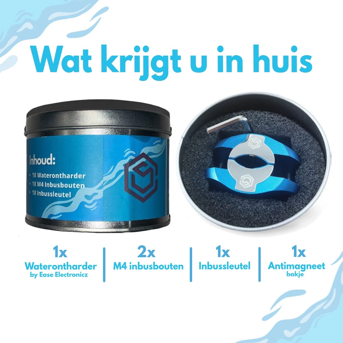 Ease Electronicz Magnetische Waterontharder 15.000 Gauss - Waterverzachter - Waterontharder magneet - Waterontkalker - Antikalk magneet Ease Electronicz Magnetische Waterontharder 15.000 Gauss - Waterverzachter - Waterontharder Magneet - Waterontkalker - Antikalk Magneet -bol winkel 1200x1200 1478