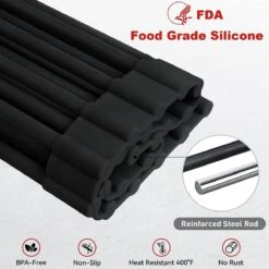 BOTC Afdruiprek - Verstelbaar - Afdruipmat Voor Afwas - Pannenonderzetter - Opvouwbaar 2 BOTC Afdruiprek - Verstelbaar - Afdruipmat Voor Afwas - Pannenonderzetter - Opvouwbaar -bol winkel 1200x1200 1699