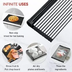 BOTC Afdruiprek - Verstelbaar - Afdruipmat Voor Afwas - Pannenonderzetter - Opvouwbaar 7 BOTC Afdruiprek - Verstelbaar - Afdruipmat Voor Afwas - Pannenonderzetter - Opvouwbaar -bol winkel 1200x1200 1703
