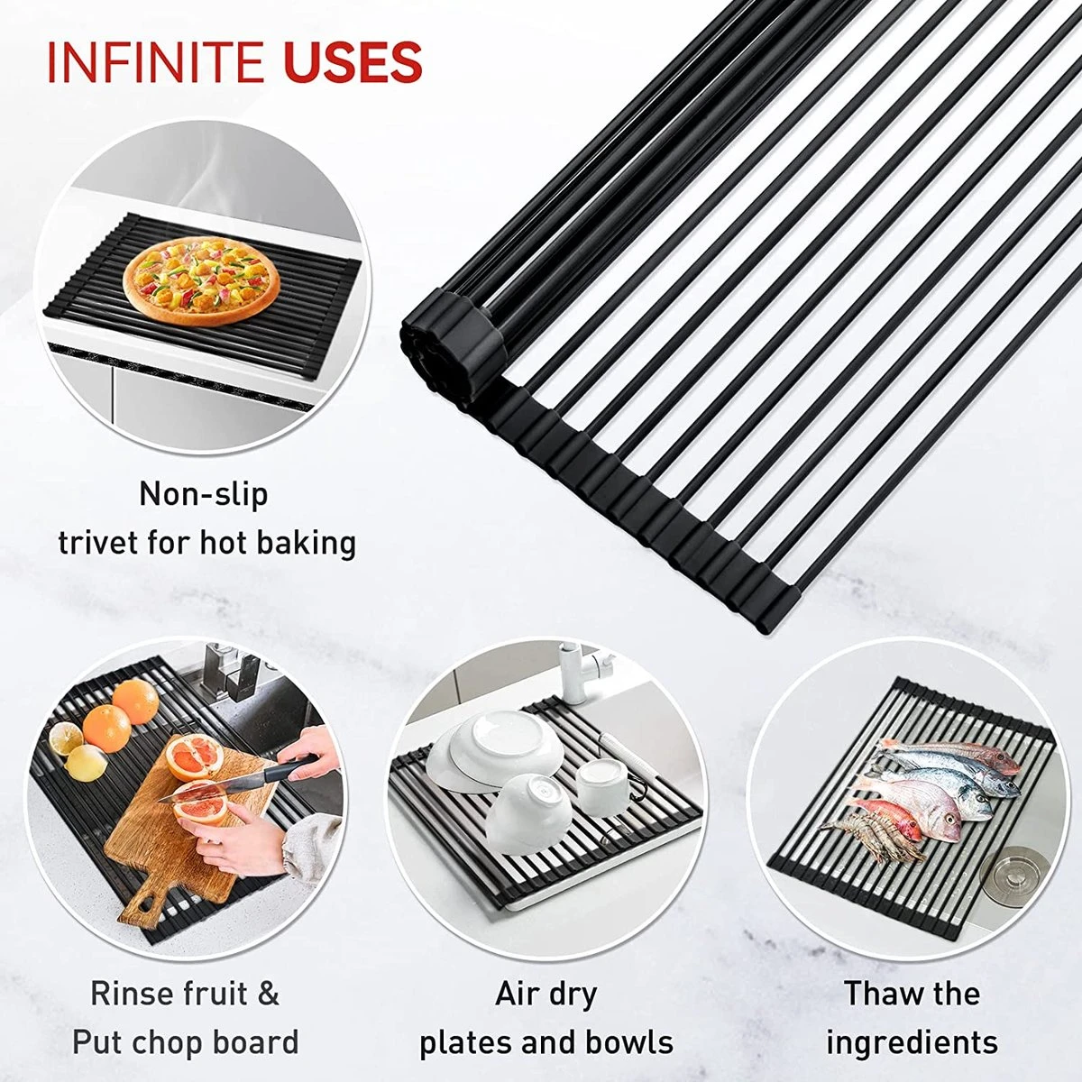 BOTC Afdruiprek - verstelbaar - Afdruipmat voor afwas - Pannenonderzetter - Opvouwbaar BOTC Afdruiprek - Verstelbaar - Afdruipmat Voor Afwas - Pannenonderzetter - Opvouwbaar -bol winkel 1200x1200 1703