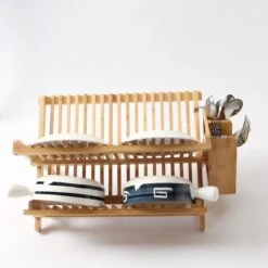 Merkloos Decopatent® Afdruiprek Voor Afwas - Bamboe - Hout - Inklapbaar Afdruiprek - Afwasrekje Inclusief Bestekhouder - Afwas Druiprek 5 Merkloos Decopatent® Afdruiprek Voor Afwas - Bamboe - Hout - Inklapbaar Afdruiprek - Afwasrekje Inclusief Bestekhouder - Afwas Druiprek -bol winkel 1200x1200 1748