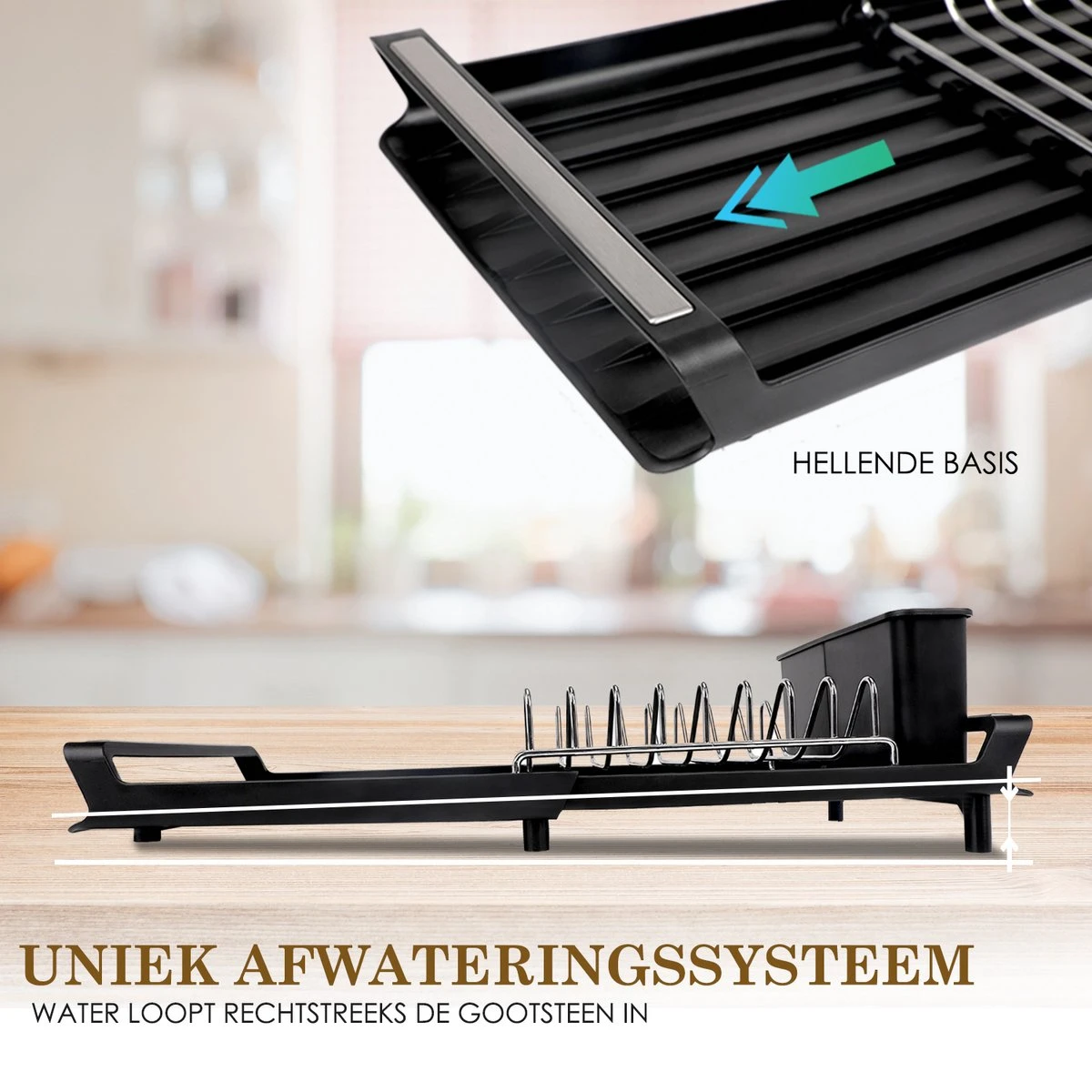 MIRI Afdruiprek – Afwasrek – Uitschuifbaar – Met Lekbak in Gootsteen – Afwas – Roestvrij Staal – Zwart MIRI Afdruiprek – Afwasrek – Uitschuifbaar – Met Lekbak In Gootsteen – Afwas – Roestvrij Staal – Zwart -bol winkel 1200x1200 1753