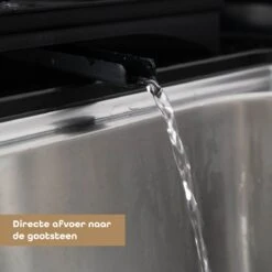 Baulk® - Afdruiprek - Afdruiprek Met Lekbak - Afwas - Droogrek Afwas - RVS - Bestekbak - Modern -bol winkel 1200x1200 1758