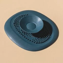 Heuts Goods - Gootsteenzeef - Gootsteenstop - Afvoerzeef - Afvoerstop - Spoelbal - Bad - Douchebak - Keuken - Wasbak - Badkuip - Siliconen - Donkerblauw -bol winkel 1200x1200 1771