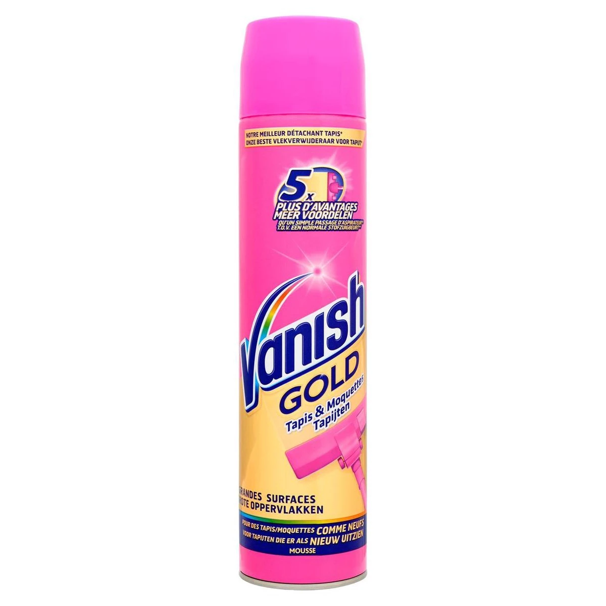 Vanish Gold Mousse voor Tapijt Vlekkenverwijderaar - 600 ml Vanish Gold Mousse Voor Tapijt Vlekkenverwijderaar - 600 Ml -bol winkel 1200x1200 199