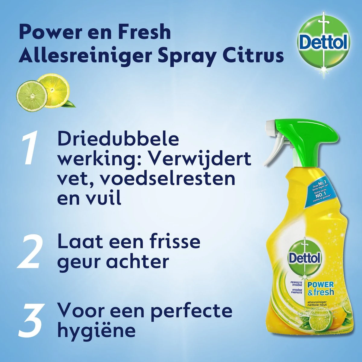 Dettol - Power & Fresh - Allesreinger Spray - Citrus - 6 x 500 ml Dettol - Power & Fresh - Allesreinger Spray - Citrus - 6 X 500 Ml -bol winkel 1200x1200 2020