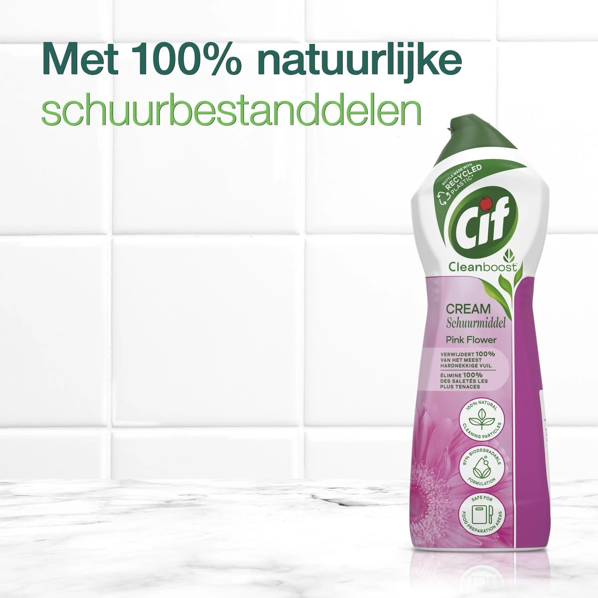 Cif CleanBoost Cream Pink Schuurmiddel - 8 x 750 ml - Voordeelverpakking Cif CleanBoost Cream Pink Schuurmiddel - 8 X 750 Ml - Voordeelverpakking -bol winkel 1200x1200 2056