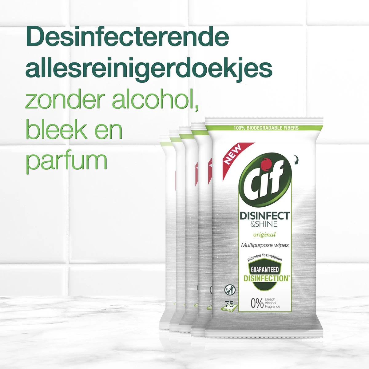 Cif Disinfect & Shine Wipes doden 99,99% van de bacteriën Original desinfecterende schoonmaakdoekjes, van 100% biologisch afbreekbaar textiel 5 x 75 doekjes Cif Disinfect & Shine Wipes Doden 99,99% Van De Bacteriën Original Desinfecterende Schoonmaakdoekjes, Van 100% Biologisch Afbreekbaar Textiel 5 X 75 Doekjes -bol winkel 1200x1200 2107