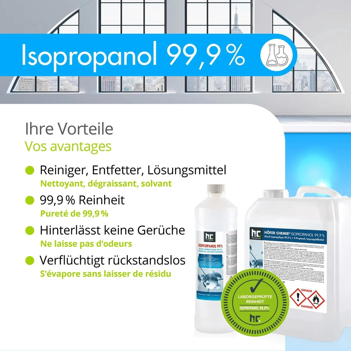 Isopropyl Alcohol - Isopropanol - IPA - Isopropyl - 99,9% Zuiver - 1000ml - Inclusief Trechter Isopropyl Alcohol - Isopropanol - IPA - Isopropyl - 99,9% Zuiver - 1000ml - Inclusief Trechter -bol winkel 1200x1200 2186