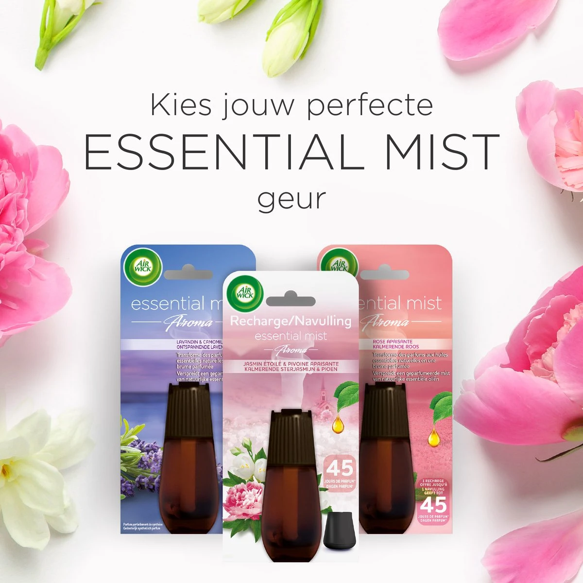Air Wick Essential Mist Automatische Luchtverfrisser - Verfrissende Pioen en Jasmijn - 3 Navullingen Air Wick Essential Mist Automatische Luchtverfrisser - Verfrissende Pioen En Jasmijn - 3 Navullingen -bol winkel 1200x1200 2385