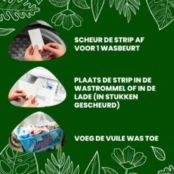 Hakuna Matata Wasmiddel 96 - Compressed - Wasstrips - Voordeelverpakking - Eco Wasmiddel Wit En Kleur - Laundry Strips -bol winkel 1200x1200
