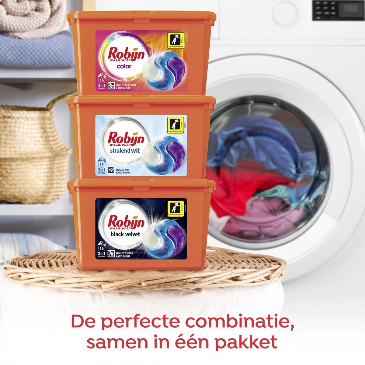 Robijn Color Black Velvet en Stralend Wit 3-in-1 Wascapsules Pakket - 3 x 15 wasbeurten - Voordeelverpakking Robijn Color Black Velvet En Stralend Wit 3-in-1 Wascapsules Pakket - 3 X 15 Wasbeurten - Voordeelverpakking -bol winkel 1200x1200 362