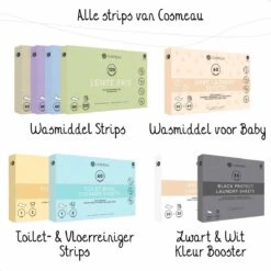 Cosmeau Wasstrips 20 Wasbeurten Lavendel Wasmiddel Wasvellen Wasdoekjes Detergent Sheets Eco Laundry Strips Proefpakket - Plasticvrij Biologisch -bol winkel 1200x1200 609