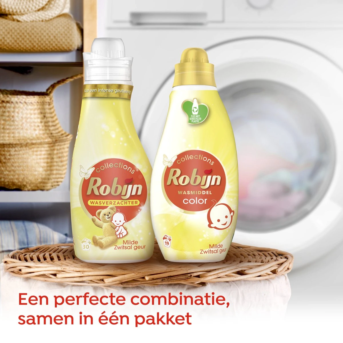 Robijn Perfect Match Zwitsal Wasmiddel en Wasverzachter Pakket - 5 stuks - Voordeelverpakking Robijn Perfect Match Zwitsal Wasmiddel En Wasverzachter Pakket - 5 Stuks - Voordeelverpakking -bol winkel 1200x1200 612