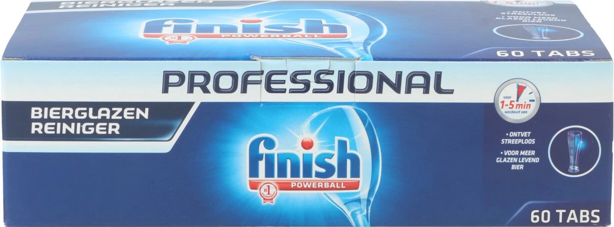 Finish Professional Bierglasreiniger 60 tabs Finish Professional Bierglasreiniger 60 Tabs -bol winkel