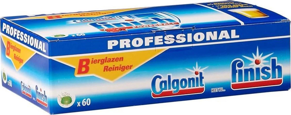 Finish Professional Bierglasreiniger 60 tabs Finish Professional Bierglasreiniger 60 Tabs -bol winkel