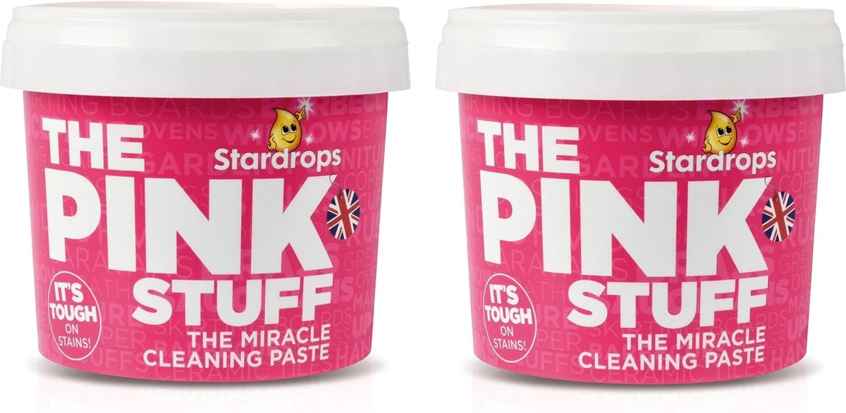 The Pink Stuff - Allesreiniger - The Miracle Wonder Schoonmaakpasta - 2 x 500g The Pink Stuff - Allesreiniger - The Miracle Wonder Schoonmaakpasta - 2 X 500g -bol winkel 1200x586 2