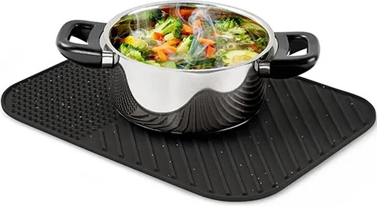 Afdruipmat met GRATIS Afwasborstel - Droogmat - Afdruipmat Siliconen - BPA Vrij - Afdruipmat voor Afwas - Zwart Merkloos Afdruipmat Met GRATIS Afwasborstel - Droogmat - Afdruipmat Siliconen - BPA Vrij - Afdruipmat Voor Afwas - Zwart -bol winkel 1200x655 1