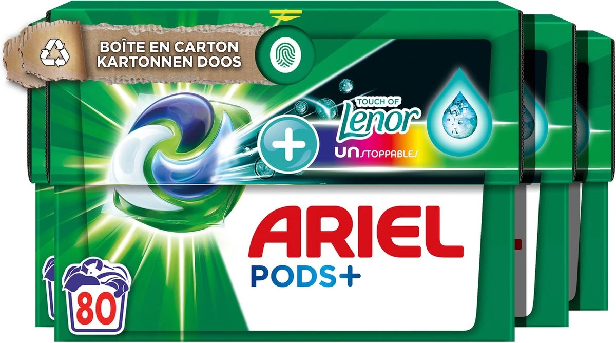 Ariel Wasmiddel Pods + Touch of Lenor – 4 x 20 Wasbeurten – Voordeelverpakking Ariel Wasmiddel Pods + Touch Of Lenor – 4 X 20 Wasbeurten – Voordeelverpakking -bol winkel 1200x668 3